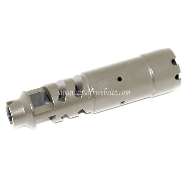 Airsoft Website 105mm Shturmスタイルマズルブレーキ・フラッシュハイダー（アダプター付き）-14mm逆ネジバレルライフル用
