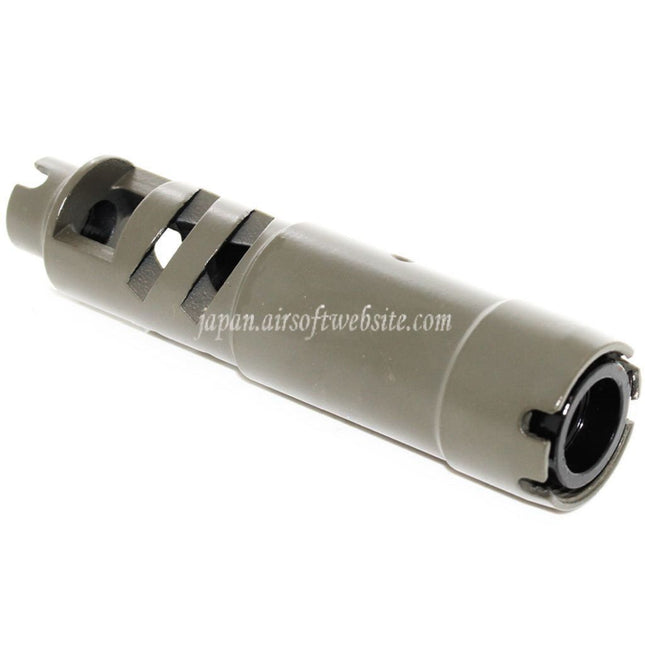 Airsoft Website 105mm Shturmスタイルマズルブレーキ・フラッシュハイダー（アダプター付き）-14mm逆ネジバレルライフル用