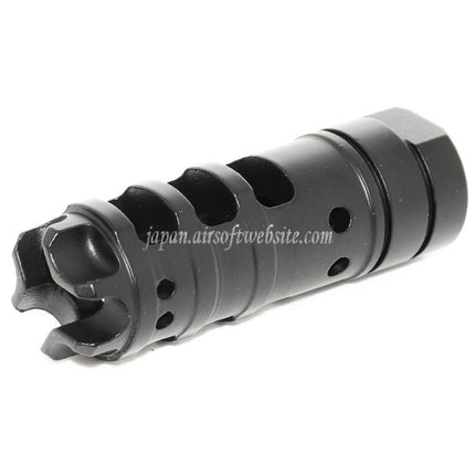 Airsoft Website 68mm Dragon AKスタイル メタルマズルブレーキ・フラッシュハイダー（-14mm逆ネジバレルライフル用）ブラック