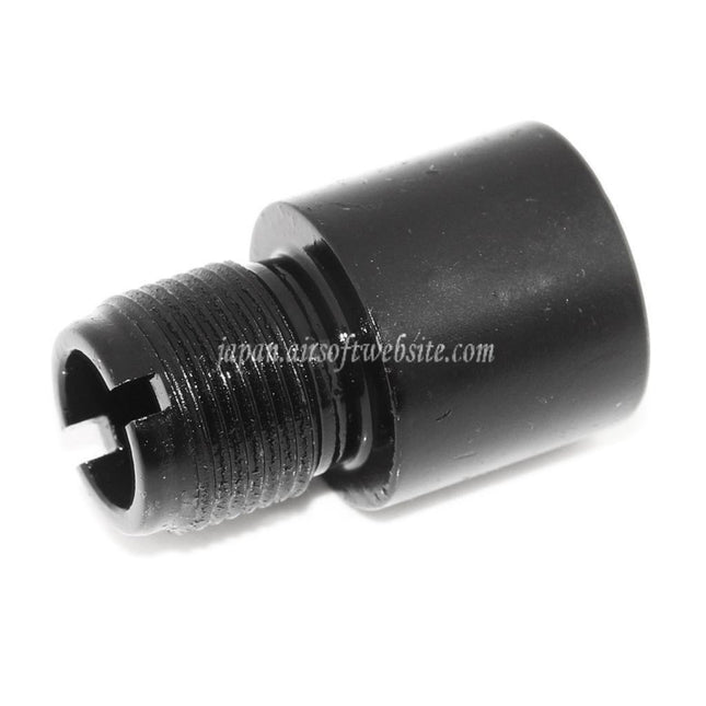 Airsoft Website バレルサイレンサーアダプター インナー -14mm 反時計回りからアウター +14mm 時計回りネジ