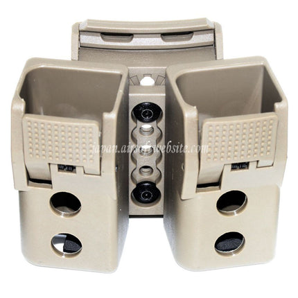 APS Quantum Mechanics ロック可能ダブルマガジンポーチ G17 / G18C / G19 / G22 / G23 / G24 / G34 / G35 Gシリーズ GBBマガジン