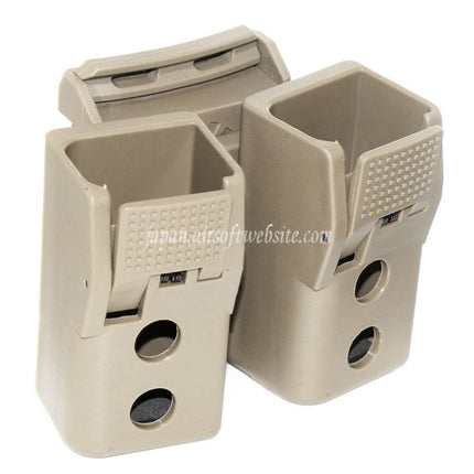 APS Quantum Mechanics ロック可能ダブルマガジンポーチ G17 / G18C / G19 / G22 / G23 / G24 / G34 / G35 Gシリーズ GBBマガジン