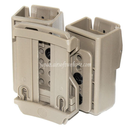 APS Quantum Mechanics ロック可能ダブルマガジンポーチ G17 / G18C / G19 / G22 / G23 / G24 / G34 / G35 Gシリーズ GBBマガジン
