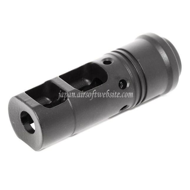Airsoft Website 62mm SF-556 マズルブレーキ フラッシュハイダー -14mm CCW 反時計回りネジ式バレル ライフル エアソフトガン用
