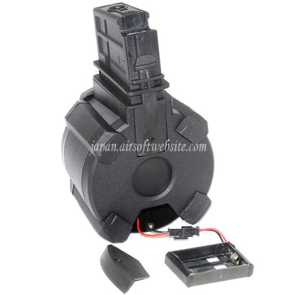 BATTLEAXE 1400発 電動ドラムマガジン G36シリーズ電動ガン対応