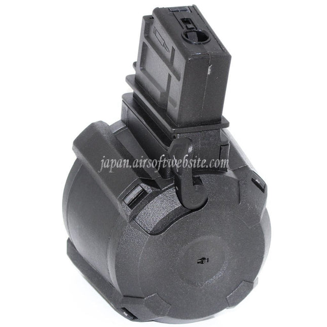 BATTLEAXE 1400発 サウンドコントロール電動ドラムマガジン G36シリーズ電動ガン対応