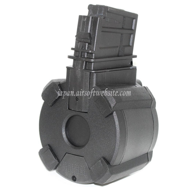 BATTLEAXE 1400発 サウンドコントロール電動ドラムマガジン G36シリーズ電動ガン対応