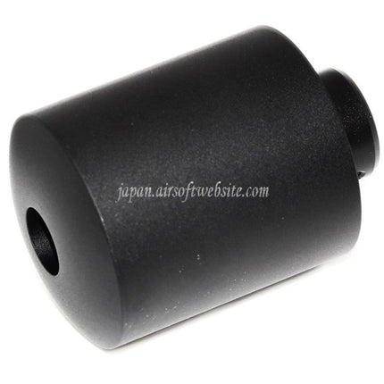 Airsoft Website 48mm/55mm メタルマズルブレーキ フラッシュハイダー -14mm CCW 反時計回り ネジ式バレル ライフル対応 ブラック