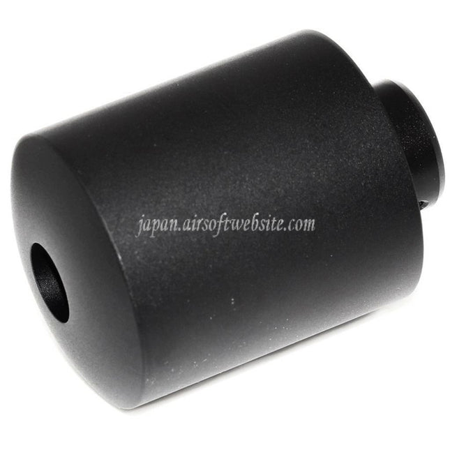 Airsoft Website 48mm/55mm メタルマズルブレーキ フラッシュハイダー -14mm CCW 反時計回り ネジ式バレル ライフル対応 ブラック