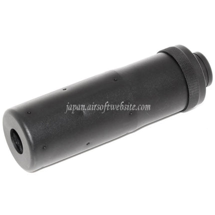 Airsoft Website 4.5インチ MK23スタイル サプレッサー サイレンサー バレル延長チューブ -14mm CCW 反時計回りネジバレルライフルに適合 ブラック