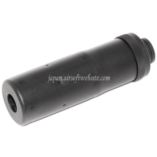 Airsoft Website 4.5インチ MK23スタイル サプレッサー サイレンサー バレル延長チューブ -14mm CCW 反時計回りネジバレルライフルに適合 ブラック