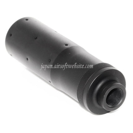 Airsoft Website 4.5インチ MK23スタイル サプレッサー サイレンサー バレル延長チューブ -14mm CCW 反時計回りネジバレルライフルに適合 ブラック