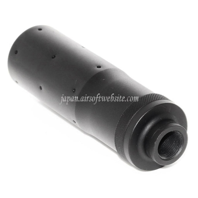 Airsoft Website 4.5インチ MK23スタイル サプレッサー サイレンサー バレル延長チューブ -14mm CCW 反時計回りネジバレルライフルに適合 ブラック