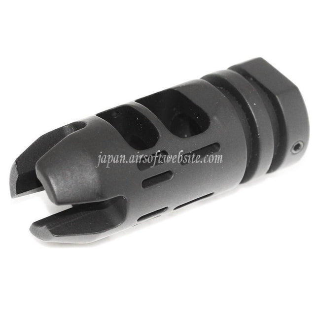 APS EMG FALKOR DEFENSE VG6 イプシロンマズルブレーキ フラッシュハイダー -14mm CCW 反時計回りネジ式バレルライフル対応エアソフトガンブラック