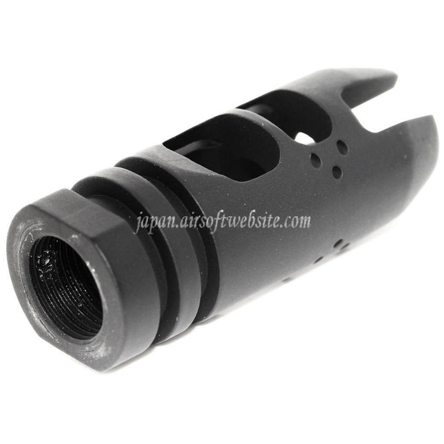 APS EMG FALKOR DEFENSE VG6 イプシロンマズルブレーキ フラッシュハイダー -14mm CCW 反時計回りネジ式バレルライフル対応エアソフトガンブラック
