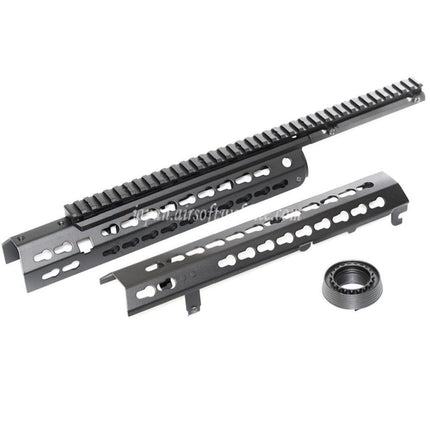 CYMA Keymod モジュラーハンドガードレールシステム CYMA CM079 東京マルイ M4シリーズ電動ガン対応ライフル エアソフト ブラック
