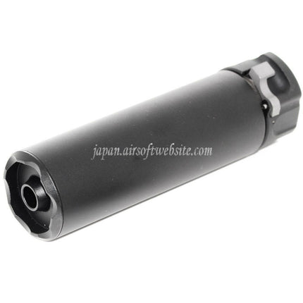 5KU 133mm SOCOM556 Mini-2 RC サプレッサー サイレンサー（フラッシュハイダー付き） -14mm CCW 反時計回りネジ式バレルライフル エアソフトガン対応