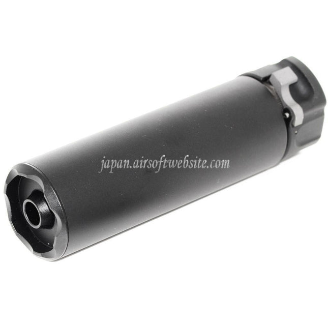 5KU 133mm SOCOM556 Mini-2 RC サプレッサー サイレンサー（フラッシュハイダー付き） -14mm CCW 反時計回りネジ式バレルライフル エアソフトガン対応