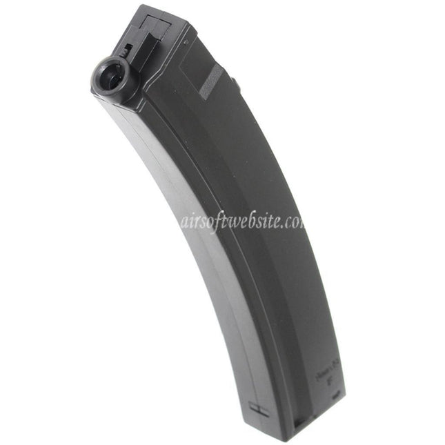 Airsoft Website 100発プラスチック製ミッドキャップマガジン CLASSIC ARMY / CYMA / G&P / GOLDEN EAGLE / JG / SRC / 東京マルイ MP5 シリーズ AEG ライフル用 ブラック