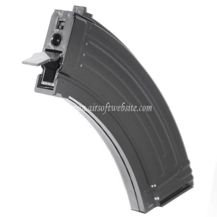 Airsoft Website 600発メタルハイキャップマガジン AKシリーズAEGライフル用 ブラック