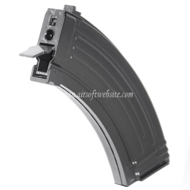 Airsoft Website 600発メタルハイキャップマガジン AKシリーズAEGライフル用 ブラック