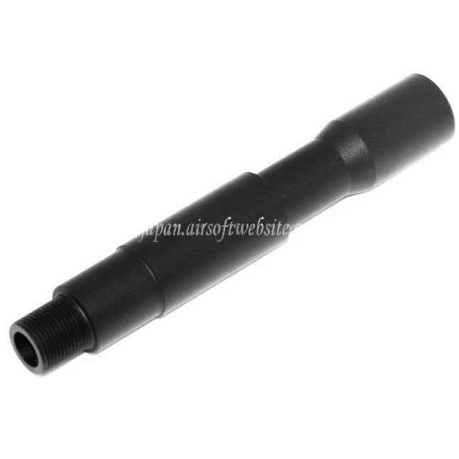 Airsoft Website 4.25インチ/4.75インチ アルミ製 CQB アウターバレル エクステンションチューブ -14mm CCW 反時計回りネジ AEG GBB ライフル用 エアソフト ブラック