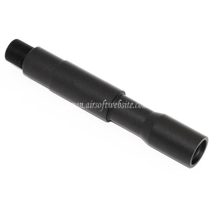 Airsoft Website 4.25インチ/4.75インチ アルミ製 CQB アウターバレル エクステンションチューブ -14mm CCW 反時計回りネジ AEG GBB ライフル用 エアソフト ブラック