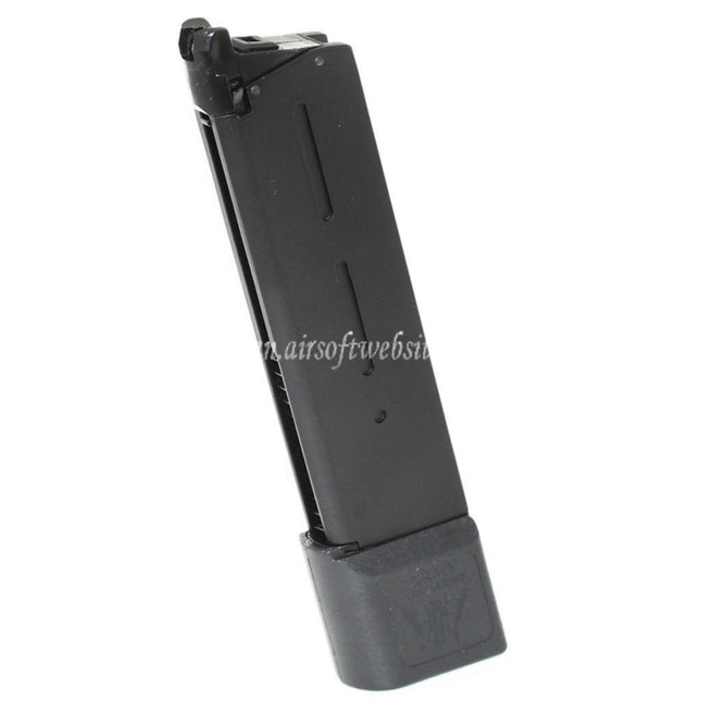ARMY ARMAMENT 26発ガスマガジン 延長ロングタイプ KWC KJ Works DOUBLE BELL E&C 東京マルイ 1911シリーズ GBBピストル対応 エアソフトガン ブラック