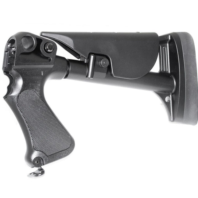 CYMA 伸縮式ストック プラスチックグリップ付き CYMA M870シリーズ ショットガン エアソフトガン対応 ブラック