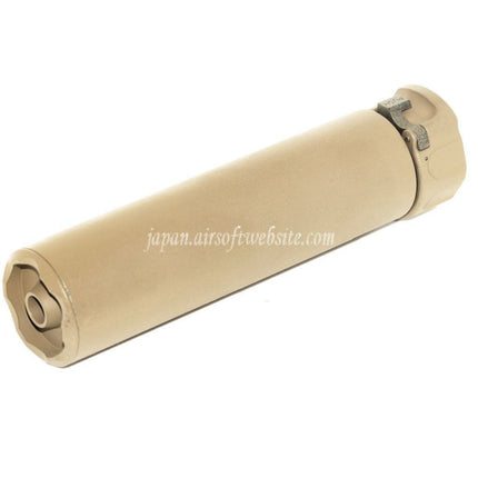 5KU 158mm SOCOM556 RC2 サプレッサー サイレンサー（フラッシュハイダー付き）-14mm CCW 反時計回りネジ式バレルライフル用