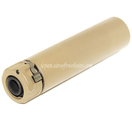 5KU 158mm SOCOM556 RC2 サプレッサー サイレンサー（フラッシュハイダー付き）-14mm CCW 反時計回りネジ式バレルライフル用