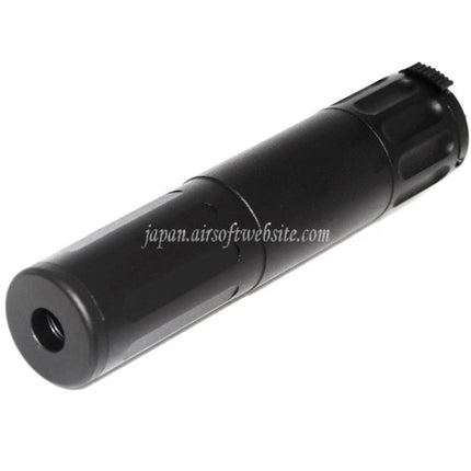 Airsoft Website 170mm アルミニウム SR5 スタイル クイックリリース QD サプレッサー サイレンサー バレル延長チューブ AAC フラッシュハイダーライフル用 ブラック