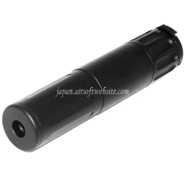 Airsoft Website 170mm アルミニウム SR5 スタイル クイックリリース QD サプレッサー サイレンサー バレル延長チューブ AAC フラッシュハイダーライフル用 ブラック
