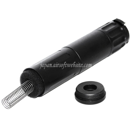 Airsoft Website 170mm アルミニウム SR5 スタイル クイックリリース QD サプレッサー サイレンサー バレル延長チューブ AAC フラッシュハイダーライフル用 ブラック