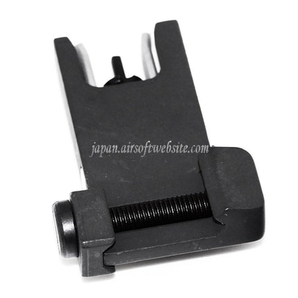 Airsoft Website KACスタイル 300M メタルフリップアップフロントサイト MK18 MOD-1 M4 M16 AEGライフルに適合 ブラック/シルバー