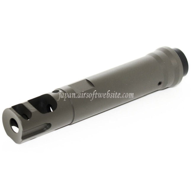 Airsoft Website 122mm M40A5タイプマズルブレーキフラッシュハイダー -14mm逆ネジバレルライフルエアソフトに適合