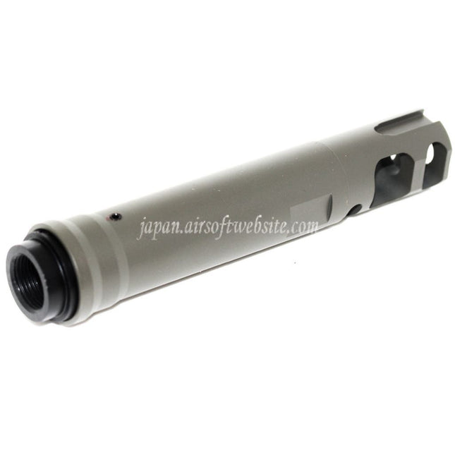 Airsoft Website 122mm M40A5タイプマズルブレーキフラッシュハイダー -14mm逆ネジバレルライフルエアソフトに適合