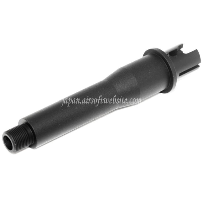 Airsoft Website 5インチ/5.5インチ 126mm/139mm アルミ製ショートアウターバレル 連結チューブ -14mm CCW 反時計回りネジ AEG ブラック
