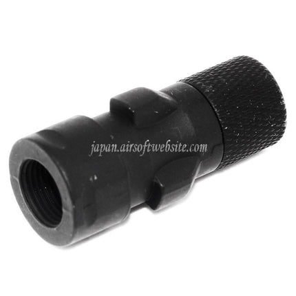 CYMA QDフラッシュハイダー マズルアダプター付き CM041 CM049 MP5 AEGライフル対応 エアソフト ブラック