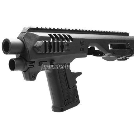 CAA Roni ピストルカービンコンバージョンキット KSC、VFC、Umarex、東京マルイ G17、G18C、G19、G23Fシリーズ GBBピストル対応 エアソフトガン