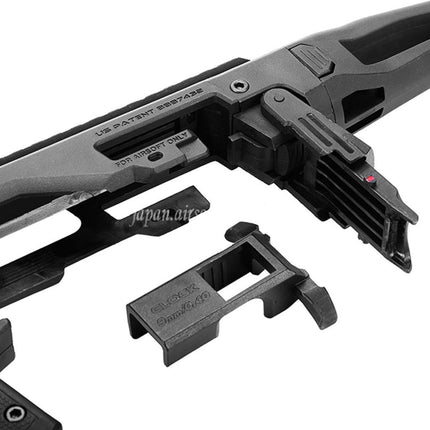 CAA Roni ピストルカービンコンバージョンキット KSC、VFC、Umarex、東京マルイ G17、G18C、G19、G23Fシリーズ GBBピストル対応 エアソフトガン