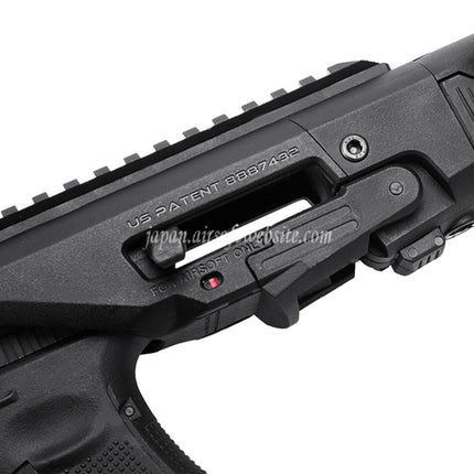CAA Roni ピストルカービンコンバージョンキット KSC、VFC、Umarex、東京マルイ G17、G18C、G19、G23Fシリーズ GBBピストル対応 エアソフトガン