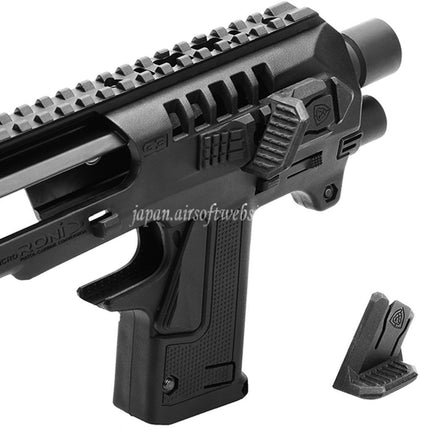 CAA Roni ピストルカービンコンバージョンキット KSC、VFC、Umarex、東京マルイ G17、G18C、G19、G23Fシリーズ GBBピストル対応 エアソフトガン