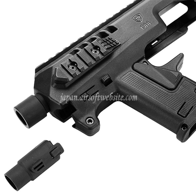 CAA Roni ピストルカービンコンバージョンキット KSC、VFC、Umarex、東京マルイ G17、G18C、G19、G23Fシリーズ GBBピストル対応 エアソフトガン