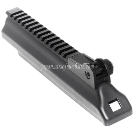 Airsoft Website アッパーレシーバーカバー 20mm タクティカルレール リアサイト付き CYMA 東京マルイ AKS74U シリーズ AEG ライフル エアソフト ブラック