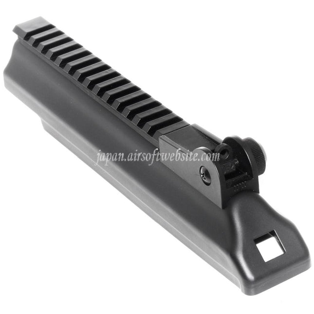 Airsoft Website アッパーレシーバーカバー 20mm タクティカルレール リアサイト付き CYMA 東京マルイ AKS74U シリーズ AEG ライフル エアソフト ブラック