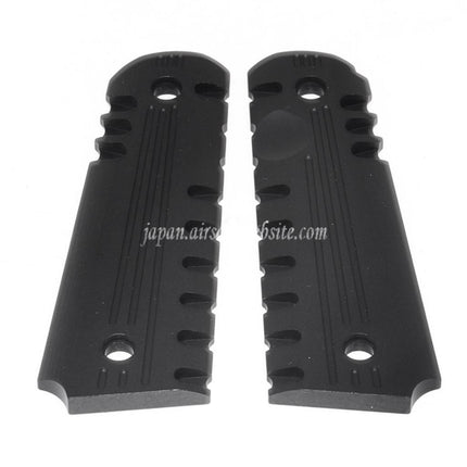 Airsoft Website CNCアルミグリップカバー 東京マルイ M1911 M.E.U. アーミーR27 R28 R29ピストル用