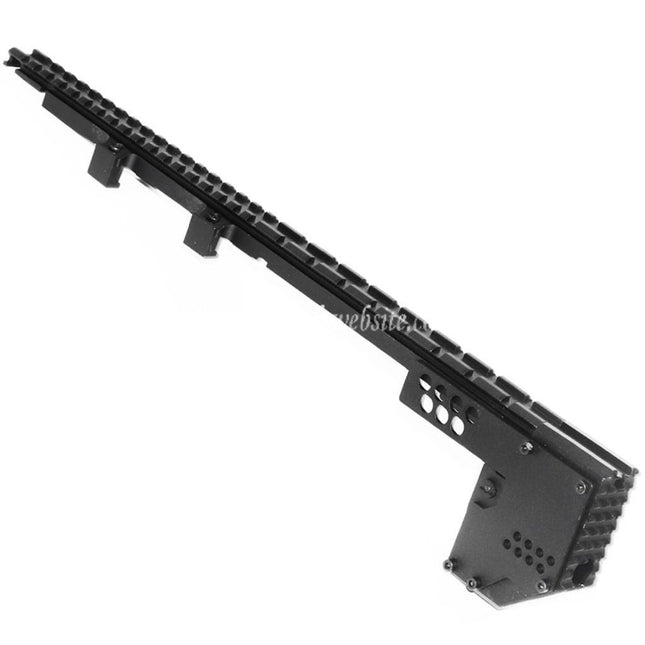 Airsoft Website 408mm ソードフィッシュコンバージョンストライクキット トップレール MP5シリーズ電動ガン用 ブラック