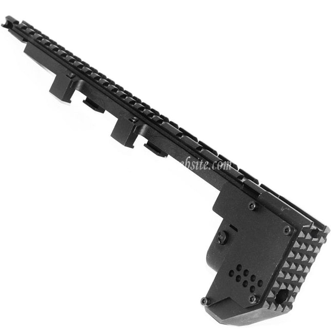 Airsoft Website 328mm ソードフィッシュコンバージョンストライクキット トップレールPDW MP5Kシリーズ AEGライフル ブラック