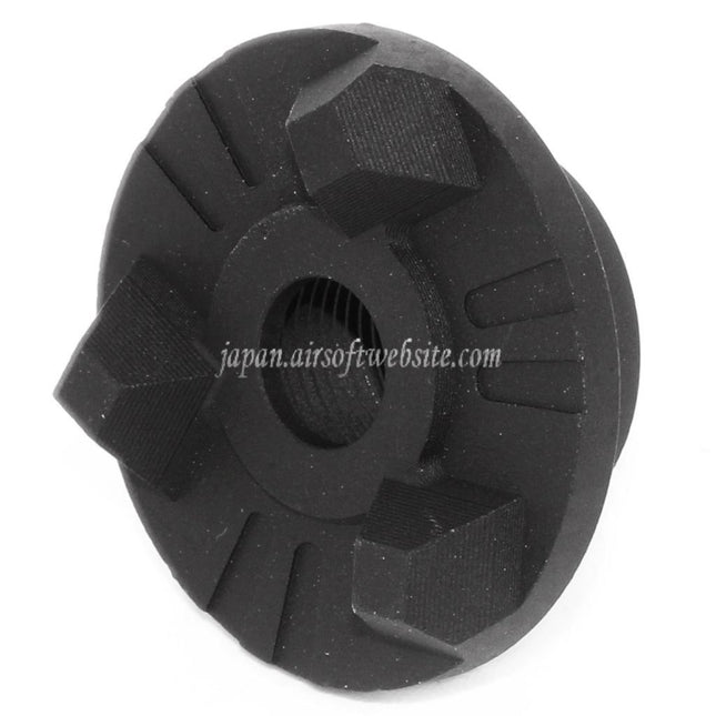 Airsoft Website 30mm ストライクフェイス クッキータイプ マズルブレーキ フラッシュハイダー（-14mm 逆ネジ式バレルライフル用） ブラック